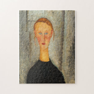 Puzzle Amedeo Modigliani - Une fille aux yeux bleus