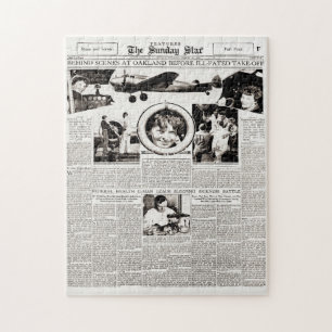 Puzzle Amelia Earhart avant son vol malheureux Mar1937