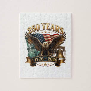 Puzzle Américain 250e anniversaire USA Patriotique 4 juil