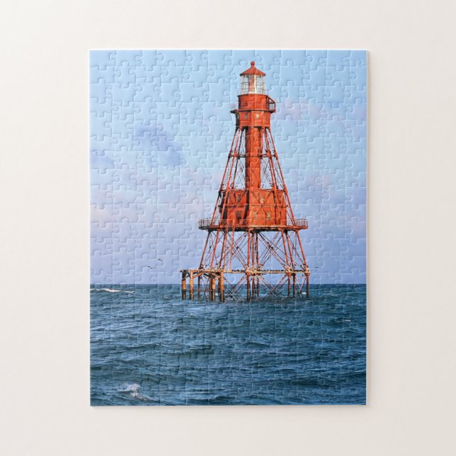 Puzzle American Shoal Lighthouse, Florida Keys (Vertical)
