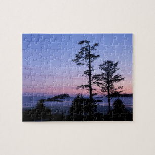 Puzzle Amérique du Nord, Canada, île de Vancouver, arbr