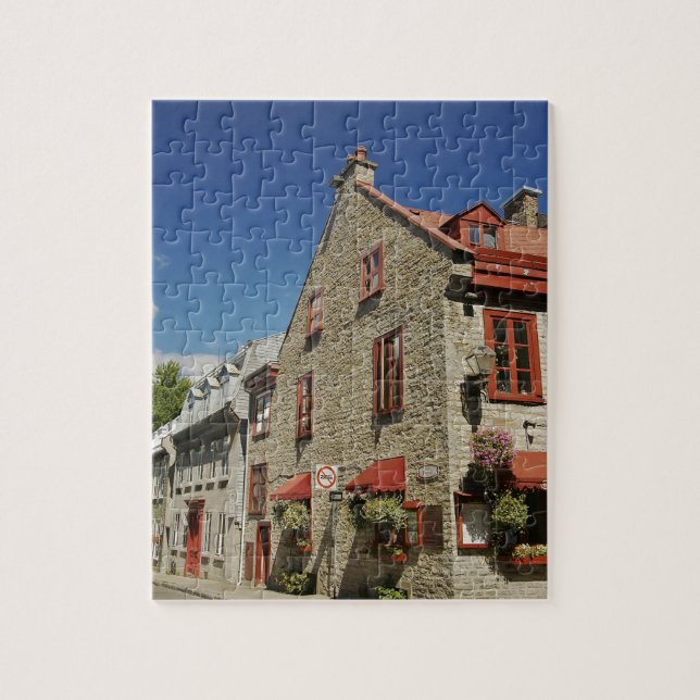 Puzzle Amérique du Nord, Canada, Québec, Vieux-Québec. (Vertical)