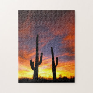 Puzzle Amérique du Nord, États-Unis, Arizona, désert d