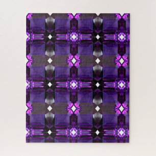 Puzzle Amethyst Gemstone Purple
