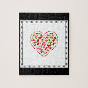 Puzzle Amour, baies, cerise