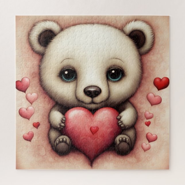 Puzzle Amour Ours 2 (Vertical)