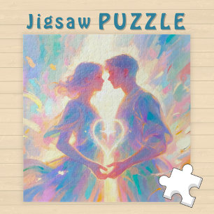 Puzzle Amour romantique de l'âme jumelle Homme et femme a