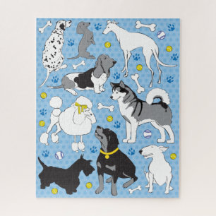 Puzzle Amoureux des chiens 16x20 pour les personne