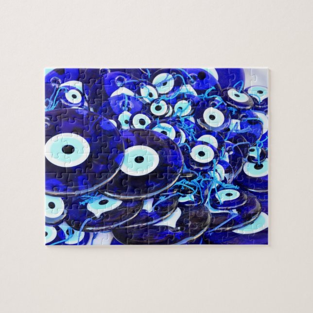 Puzzle Amulettes d'yeux bleues (Horizontal)