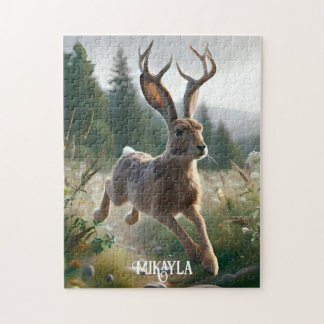 Puzzle Amusant Grand Jackalope Américain