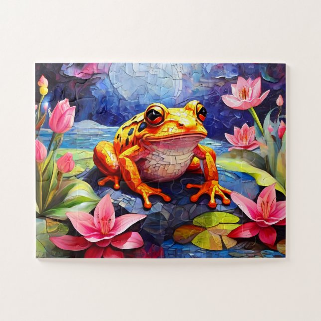 Puzzle Amusante Petite Grenouille (Horizontal)