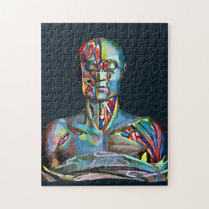 Puzzle Anatomie de l'homme de l'art Abstrait