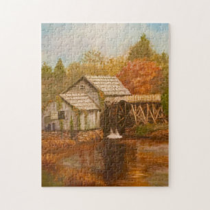 Puzzle Ancien Moulin En Automne