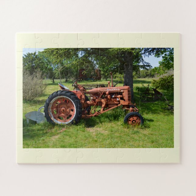 Puzzle Ancien tracteur en France (Horizontal)