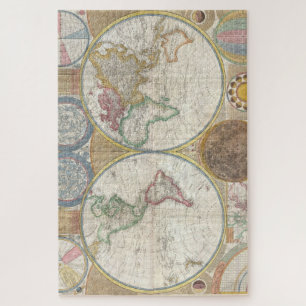 Puzzle Ancienne carte du monde