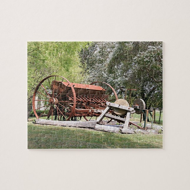 Puzzle Ancienne machinerie agricole, Australie (Horizontal)