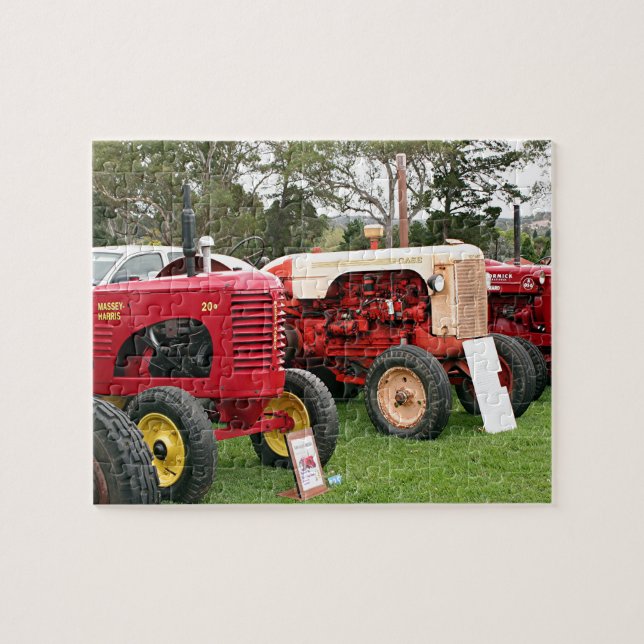 Puzzle Anciennes machines agricoles de tracteurs 2 (Horizontal)