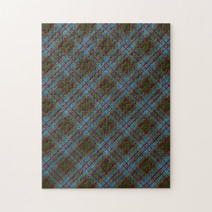 Puzzle Anderson Clan Tartan Plaid Motif