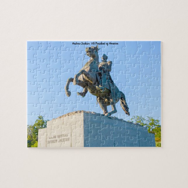 Puzzle Andrew Jackson 7e président de l'Amérique. (Horizontal)