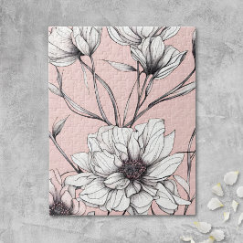 Puzzle Anémone Florale Élégante