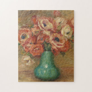 Puzzle Anémones dans un vase par Renoir
