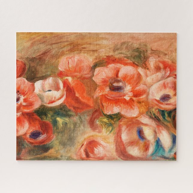 Puzzle Anémones de Renoir Impressionniste Peinture (Horizontal)