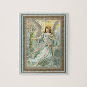 Puzzle Ange dans le bleu