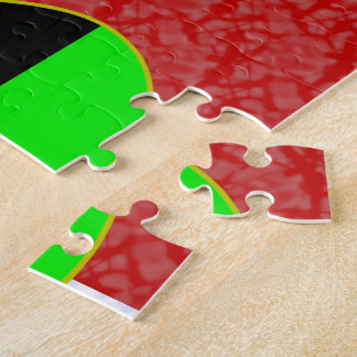 Puzzle Ange de la diaspora africaine Drapeau Rouge Blanc