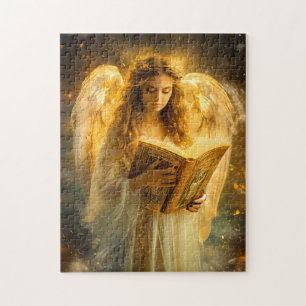 Puzzle Ange de la Sagesse Divine avec Bible