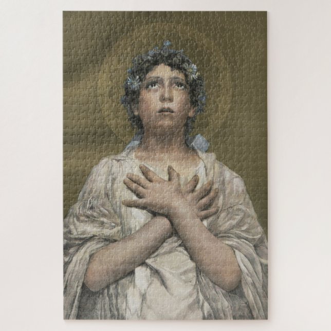 Puzzle Ange de Noël (par Erulo Eroli) (Vertical)