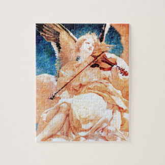 Puzzle Ange jouant la peinture de violon