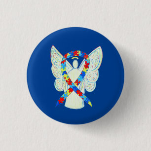 Puzzle Angel Autismus Sensibilisierungskampagne Ku Button