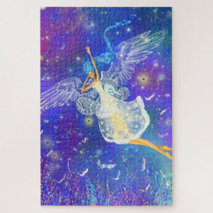 Puzzle Angel Girl - Dessin Vintage Imaginaire Fairytale