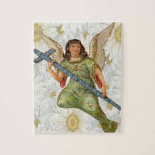 Puzzle Angel With A Cross