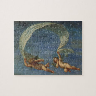 Puzzle Angels Detail from Adonis Led by Cupids by Albani