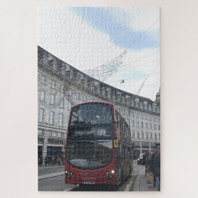 Puzzle Anges de Noël sur Regent Street, Londres Royaume-U (Vertical)