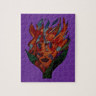 Puzzle Animation Fleur Flamboyante