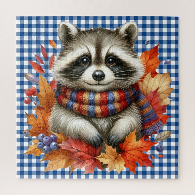 Puzzle Animaux d'automne (Vertical)