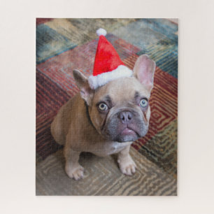 Puzzle Animaux de bébés cutest   French Bulldog Christmas
