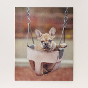 Puzzle Animaux de bébés cutest   French Bulldog Playgroun