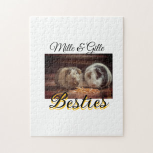 Puzzle Animaux de compagnie amis besties ajouter nom anim