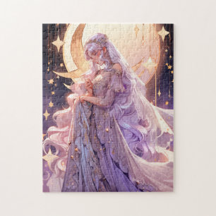 Puzzle Anime Moon Princess Imaginaire Art