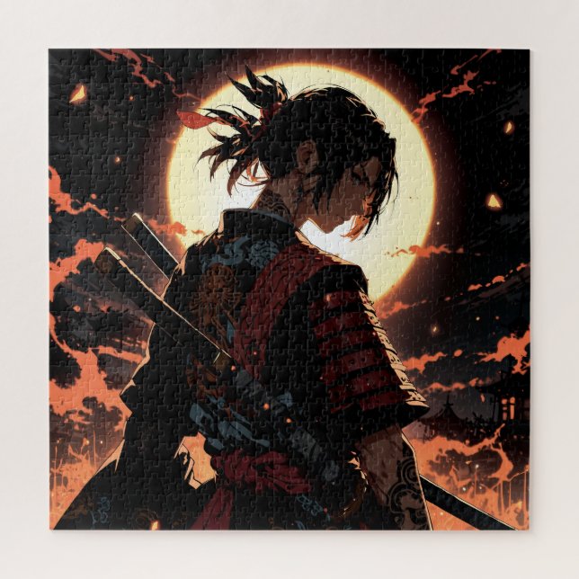 Puzzle Anime samurai (Vertical)