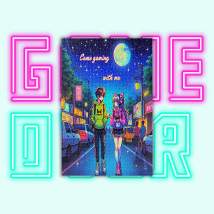 Puzzle Anime Venez Jouer avec moi  