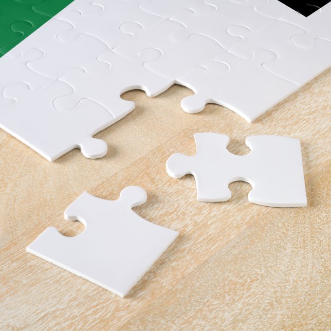 Puzzle Ankh rouge, noir et vert (Côté)