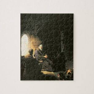 Puzzle Anna et le Tobit aveugle, c.1630 (huile sur le