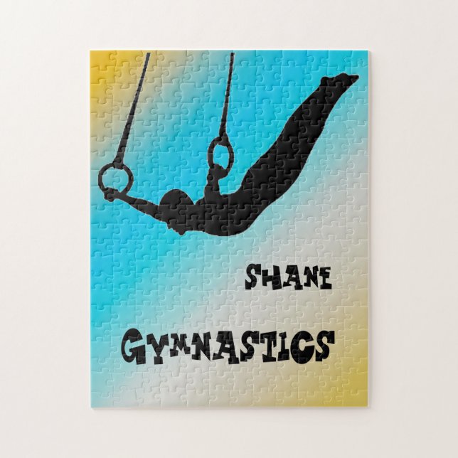 Puzzle Anneaux de Gymnastique Masculine Dégradé      (Vertical)