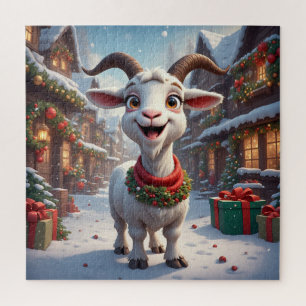 Puzzle 🎄 Année de la Chèvre 2027 Idée de Cadeau de Noël