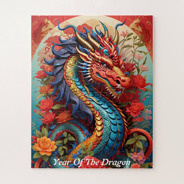 Puzzle Année du dragon (Vertical)