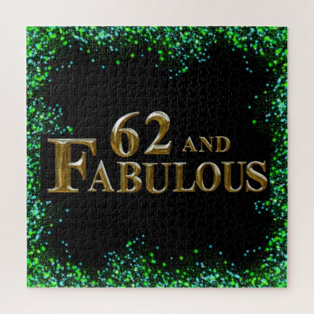 Puzzle Anniversaire 62 ans (Vertical)